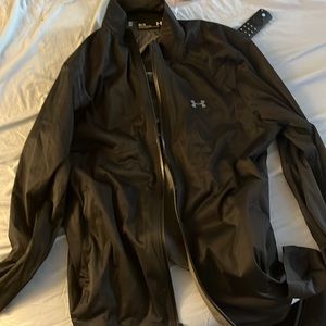 Under armour black waterproof golf jacket